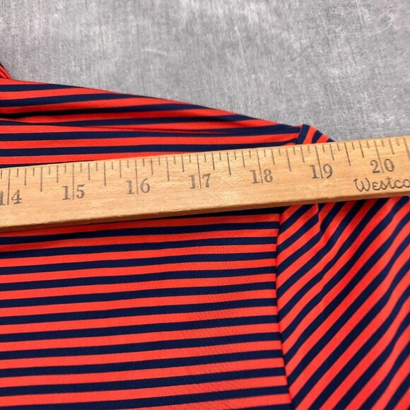 RLX Ralph Lauren Shirt Men XLarge Blue Red Stripe Polo Golf Sport - Picture 7 of 10